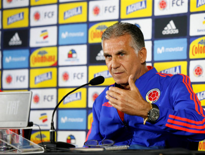 Carlos Queiroz, entrenador de la Selección Colombia.