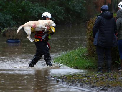 Cinco de las 300 alertas corresponden a Inglaterra y han sido catalogadas como "graves", lo que implica que hay peligro de vida para sus habitantes, después de que se registrasen en 48 horas lluvias equivalentes a un mes de precipitaciones.