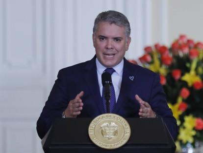 El presidente Iván Duque pide más recursos para la atención de la migración venezolana en Colombia.
