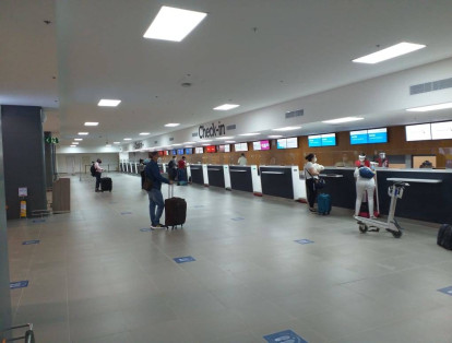 El aeropuerto de Palonegro, en Lebrija (Santander) y que atiende la operación de Bucaramanga, también fue escenario de una reactivación que inició hace varias semanas con los primeros vuelos piloto por parte de EasyFly.