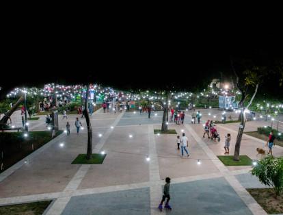 Luces en Plaza de la Paz