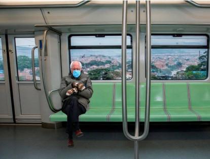 En Medellín, no dejaron de 'montarlo' al metro.