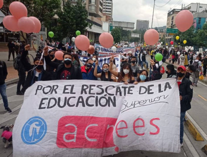 Estudiantes en Bogotá - 28 de abril