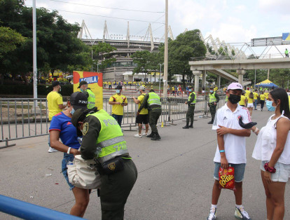 Estadio Metropolitano, partido Colombia vs. Ecuador