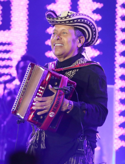 Egidio Cuadrado, acordeonero y rey vallenato 1985.