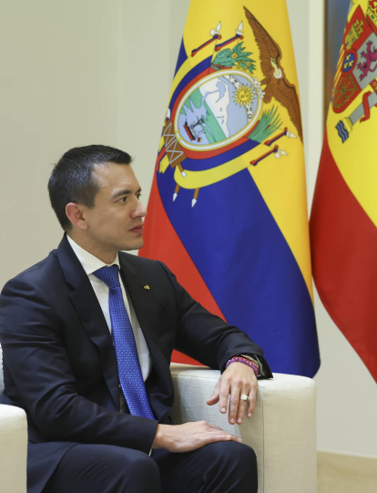 Daniel Noboa y Pedro Sánchez