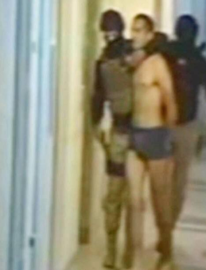 Momentos del secuestro de Ronald Ojeda Moreno.