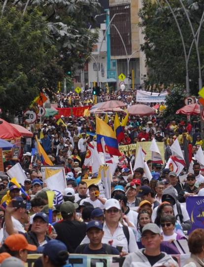 Marchas en Bogotá este 1 de mayo