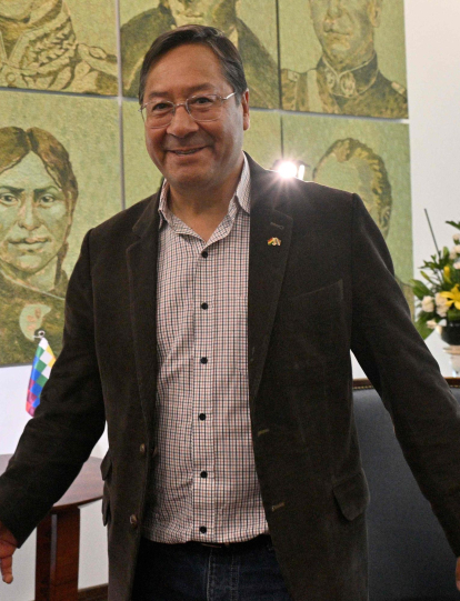 Luis Arce, presidente de Bolivia.1
