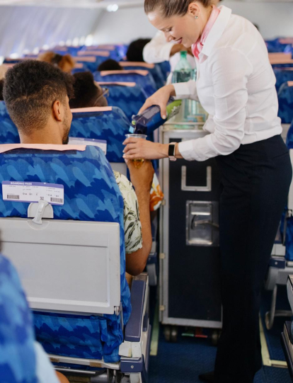 Una azafata recomendó evitar el hielo a la hora de pedir una bebida a bordo de un avión.