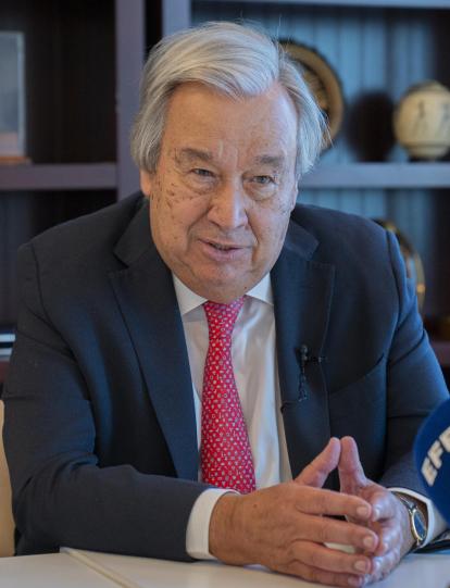 El secretario general de Naciones Unidas, António Guterres.