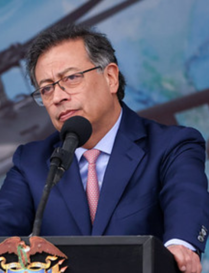 Donald Trump y Gustavo Petro.