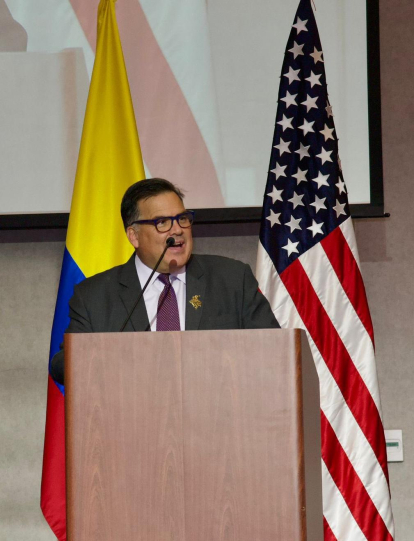 Francisco Palmieri, Encargado de Negocios de la Embajada de EE.UU. en Colombia.