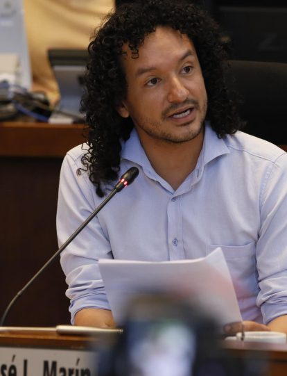 Jose Luis Marín, concejal de Medellín por el Pacto Histórico.