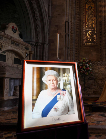 Homenaje a la reina Isabel