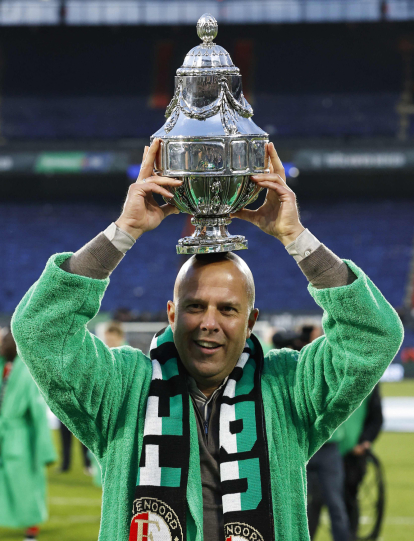 Arne Slot acaba de ganar la Copa de Países Bajos.