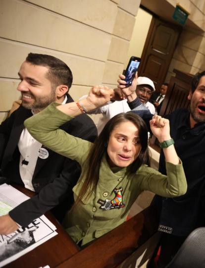 Alejandro García, Esmeralda Hernández y Juan Carlos Losada