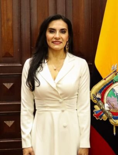 Vicepresidenta de Ecuador y embajadora en Israel, Verónica Abad.