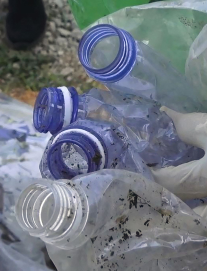 Basura enviada por Corea del Norte al Sur.