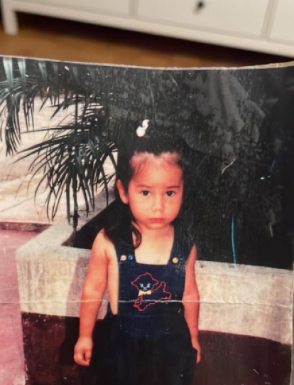 Maryi Ramírez Rocha, a sus 3 años