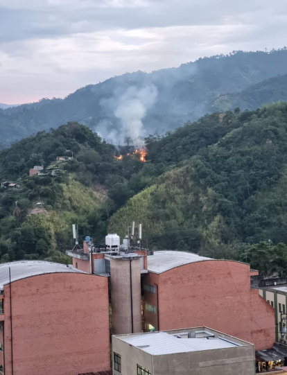 Focos de incendios forestales en Tolima, 2024