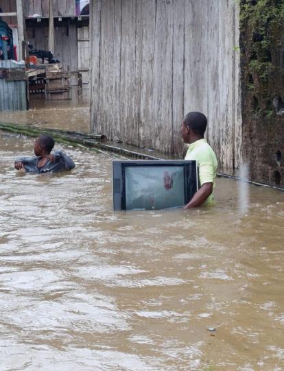 Emergencia por lluvias en Chocó