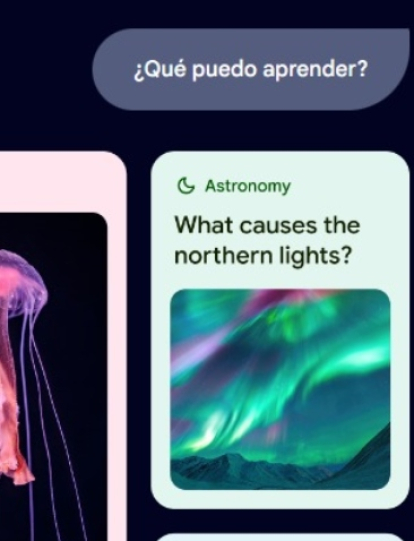 Puede aprender de historia, biología o astronomía.