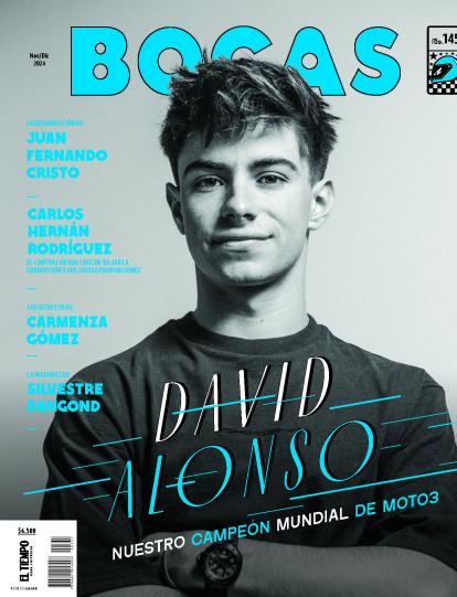 David Alonso es la portada de la nueva edición de la Revista BOCAS.