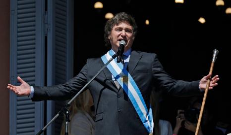 El presidente de Argentina, Javier Milei, cumple 100 días en el cargo.