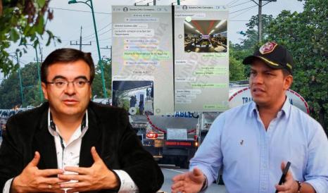 Olmedo López, exdirector de la UNGRD, y Sneyder Pinilla, exsubdirector de manejo de desastres.