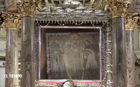 La travesía de la Virgen de Chiquinquirá para su encuentro con el Papa
