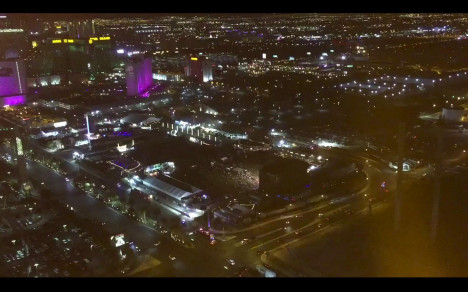 Desde el aire y desde el suelo: así fue el tiroteo en Las Vegas