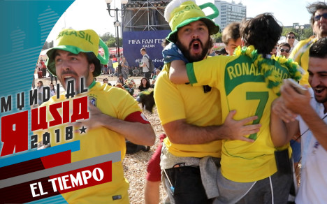 De la angustia al festejo: así celebraron los brasileños en Rusia