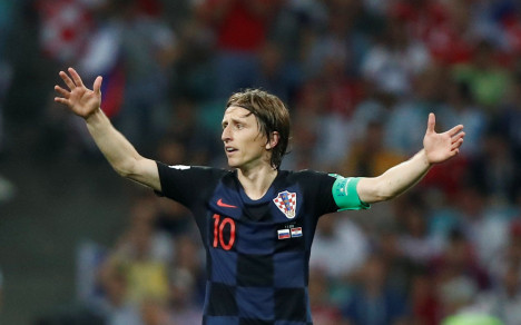Luka Modric, capitán de Croacia.