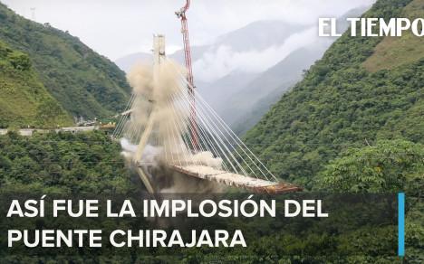 Los datos de la implosión del Puente de Chirajara