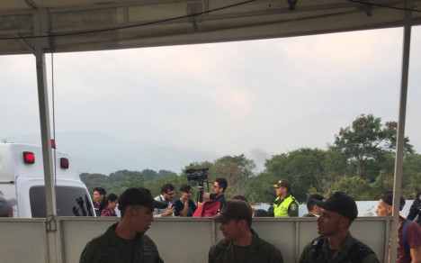 Los guardias de Venezuela desertaron en frontera