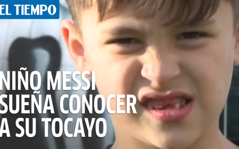 El pequeño Lionel Messi brasileño que sueña con conocer a su tocayo