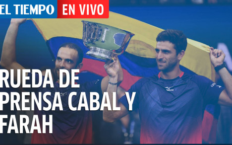 Cabal, Farah y Osorio hablan de sus títulos en el US Open