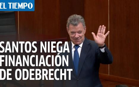 Santos niega que Odebrecht financiara su campaña presidencial en Colombia