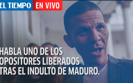 El Tiempo en vivo: habla uno de los opositores Liberados tras el indulto de Maduro.