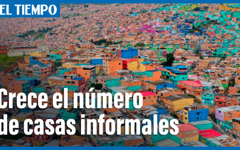 Según informe de Camacol más de 260 mil familias en Bogotá viven en condiciones indignas.