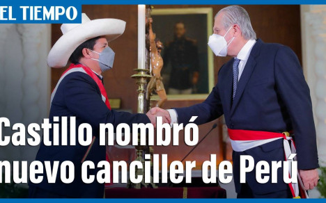 Castillo nombra a diplomático de carrera como nuevo canciller de Perú