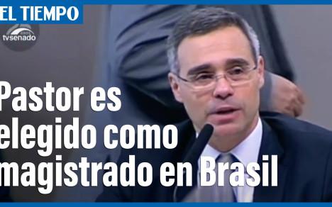 El exministro de Justicia André Mendonça, un pastor presbiteriano, ocupará un cargo en la corte suprema, una victoria para el presidente Bolsonaro.