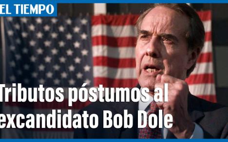 Bob Dole, exsenador y referencia de la política de EE UU, muere a los 98 años.