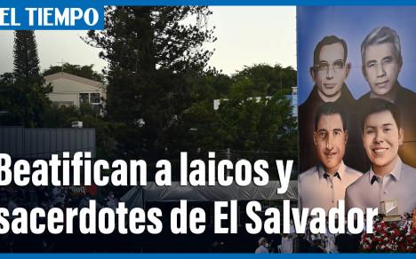 Dos sacerdotes asesinados por militares en el preludio de la guerra civil salvadoreña y dos laicos fueron beatificados por la Iglesia católica.