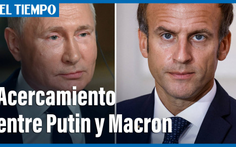 Putin y Macron expresan confianza en acuerdo para evitar crisis sobre Ucrania.