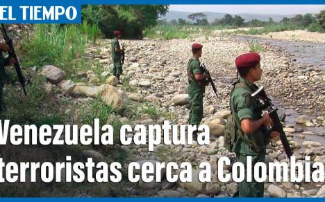 Militares capturaron en Venezuela a 35 "terroristas" el pasado fin de semana, en una región fronteriza con Colombia, dijo el jueves el fiscal general, Tarek William Saab.