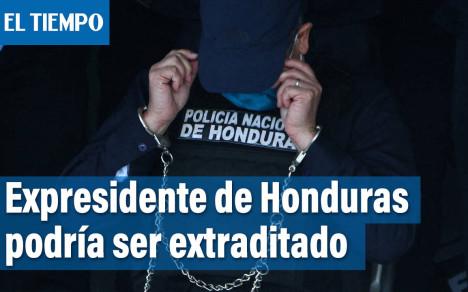 El expresidente de Honduras, Juan Orlando Hernández, fue detenidos debido a un pedido de extradición de Estados Unidos, informó la policía nacional.
