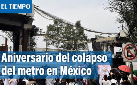 Un año después, sobrevivientes del colapso del metro en México exigen su demolición