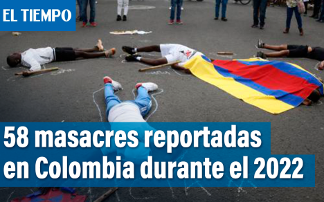 El caso más reciente ocurrió en el departamento de Nariño. En el municipio de barbacoas, cuatro personas fueron asesinadas.